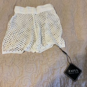 zaful cover up shorts